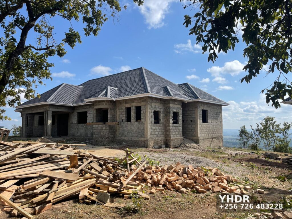 Hillside House Under Construction Close Angle YHDR Builders Uganda Ltd 1 - YHDR Builders Co. Limited